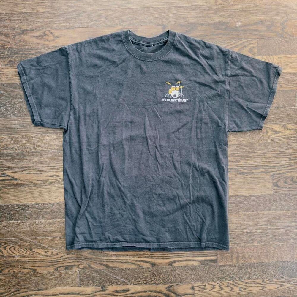 Unbranded Men's Black XL T-shirt DRUMMER